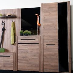АФИНА Прихожая (модульная) крафт в Верхней Пышме - verhnyaya-pyshma.mebel24.online | фото 2