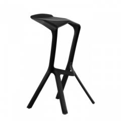 Барный стул Barneo N-227 Miura черный в Верхней Пышме - verhnyaya-pyshma.mebel24.online | фото 1
