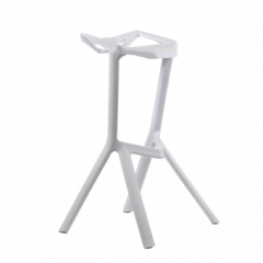 Барный стул Barneo N-228 One белый (95194) в Верхней Пышме - verhnyaya-pyshma.mebel24.online | фото 1