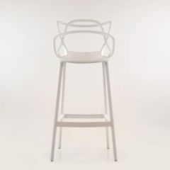 Барный стул Barneo N-235 Masters, белый, design Phillip Stark в Верхней Пышме - verhnyaya-pyshma.mebel24.online | фото 3
