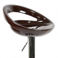 Барный стул Barneo N-6 Disco темно-коричневый глянец в Верхней Пышме - verhnyaya-pyshma.mebel24.online | фото 4