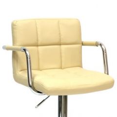 Барный стул Barneo N-69 Kruger Arm Бежевый/кремовый в Верхней Пышме - verhnyaya-pyshma.mebel24.online | фото 2