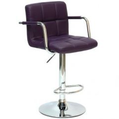 Барный стул Barneo N-69 Kruger Arm Фиолетовый в Верхней Пышме - verhnyaya-pyshma.mebel24.online | фото