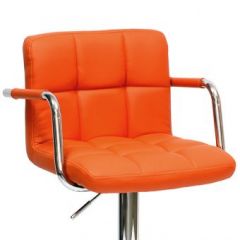 Барный стул Barneo N-69 Kruger Arm Оранжевый в Верхней Пышме - verhnyaya-pyshma.mebel24.online | фото 2