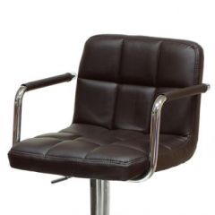 Барный стул Barneo N-69 Kruger Arm Темно-коричневый в Верхней Пышме - verhnyaya-pyshma.mebel24.online | фото 2
