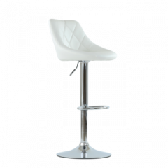 Барный стул Barneo N-83 Comfort (Комфорт) белый в Верхней Пышме - verhnyaya-pyshma.mebel24.online | фото