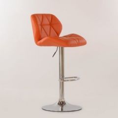 Барный стул Barneo N-85 Diamond оранжевый в Верхней Пышме - verhnyaya-pyshma.mebel24.online | фото 2