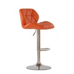 Барный стул Barneo N-85 Diamond оранжевый в Верхней Пышме - verhnyaya-pyshma.mebel24.online | фото