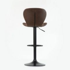 Барный стул Barneo N-86 Time / Black / VPU Brown Vintage коричневый винтаж PK970-18 в Верхней Пышме - verhnyaya-pyshma.mebel24.online | фото 2