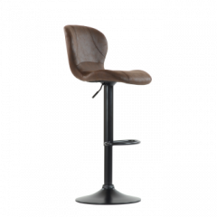 Барный стул Barneo N-86 Time / Black / VPU Brown Vintage коричневый винтаж PK970-18 в Верхней Пышме - verhnyaya-pyshma.mebel24.online | фото