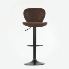 Барный стул Barneo N-86 Time / Black / VPU Brown Vintage коричневый винтаж PK970-18 в Верхней Пышме - verhnyaya-pyshma.mebel24.online | фото 3