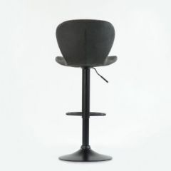 Барный стул Barneo N-86 Time / Black / VPU Dark Gray Vintage серый винтаж 970-11 в Верхней Пышме - verhnyaya-pyshma.mebel24.online | фото 2