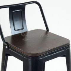 Барный стул N-238 Tolix Wood style Черный в Верхней Пышме - verhnyaya-pyshma.mebel24.online | фото 3