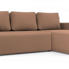 Диван угловой Алиса 3 Bahama GINGER - Teos Dark Brown в Верхней Пышме - verhnyaya-pyshma.mebel24.online | фото