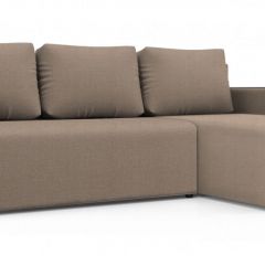Диван угловой Алиса 3 Vital SAND - Teos Dark Brown в Верхней Пышме - verhnyaya-pyshma.mebel24.online | фото