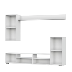 Гостиная МГС 4 (Белый/Белый глянец) в Верхней Пышме - verhnyaya-pyshma.mebel24.online | фото 2