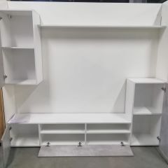 Гостиная МГС 4 (Белый/Цемент светлый) в Верхней Пышме - verhnyaya-pyshma.mebel24.online | фото 3