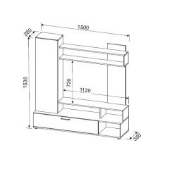 Гостиная МГС 9 (Белый/Цемент светлый) в Верхней Пышме - verhnyaya-pyshma.mebel24.online | фото 4