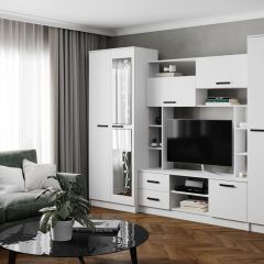 Гостиная СОЛО ЛДСП Белый в Верхней Пышме - verhnyaya-pyshma.mebel24.online | фото