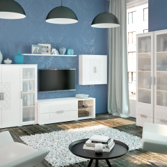 Гостиная Тиффани (модульная) в Верхней Пышме - verhnyaya-pyshma.mebel24.online | фото 2
