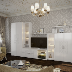 Гостиная Тиффани (модульная) в Верхней Пышме - verhnyaya-pyshma.mebel24.online | фото 3