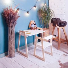 Комплект детской мебели стол и  два стула Я САМ "Лофт-Дуо" (Белый) в Верхней Пышме - verhnyaya-pyshma.mebel24.online | фото 10
