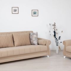 Комплект Роуз ТД 412 диван-кровать + кресло + комплект подушек в Верхней Пышме - verhnyaya-pyshma.mebel24.online | фото