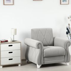 Комплект Роуз ТД 414 диван-кровать + кресло + комплект подушек в Верхней Пышме - verhnyaya-pyshma.mebel24.online | фото 2