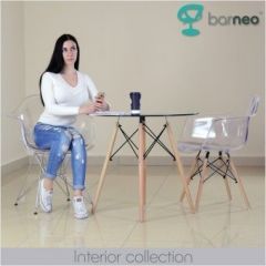 Кресло Barneo N-14 WoodMold прозрачный в Верхней Пышме - verhnyaya-pyshma.mebel24.online | фото 2