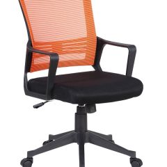 Кресло BRABIX " Balance MG-320", черное/оранжевое, 531832 в Верхней Пышме - verhnyaya-pyshma.mebel24.online | фото