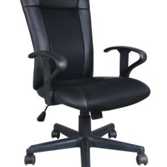Кресло BRABIX "Optima MG-370" (экокожа/ткань, черное) 531580 в Верхней Пышме - verhnyaya-pyshma.mebel24.online | фото