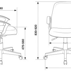 Кресло Бюрократ CH-808-LOW/#B черный 3С11 в Верхней Пышме - verhnyaya-pyshma.mebel24.online | фото 4