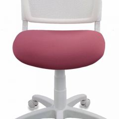 Кресло детское Бюрократ CH-W296NX/26-31 белый TW-15 розовый 26-31 в Верхней Пышме - verhnyaya-pyshma.mebel24.online | фото 3