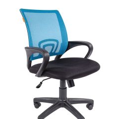 Кресло для оператора CHAIRMAN 696 black (ткань TW-11/сетка TW-34) в Верхней Пышме - verhnyaya-pyshma.mebel24.online | фото