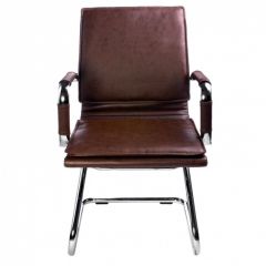 Кресло для посетителя Бюрократ CH-993-Low-V/Brown коричневый в Верхней Пышме - verhnyaya-pyshma.mebel24.online | фото 4