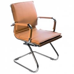 Кресло для посетителя Бюрократ CH-993-Low-V/Camel светло-коричневый в Верхней Пышме - verhnyaya-pyshma.mebel24.online | фото 1