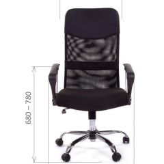 Кресло для руководителя CHAIRMAN 610 N (15-21 черный/сетка оранжевый) в Верхней Пышме - verhnyaya-pyshma.mebel24.online | фото 2