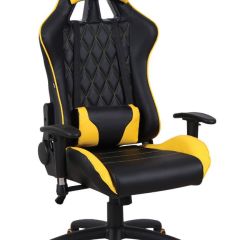 Кресло компьютерное BRABIX "GT Master GM-110" (черное/желтое) 531927 в Верхней Пышме - verhnyaya-pyshma.mebel24.online | фото