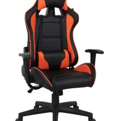Кресло компьютерное BRABIX "GT Racer GM-100" (черное/оранжевое) 531925 в Верхней Пышме - verhnyaya-pyshma.mebel24.online | фото 1