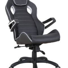 Кресло компьютерное BRABIX "Techno Pro GM-003" (черное/серое, вставки серые) 531814 в Верхней Пышме - verhnyaya-pyshma.mebel24.online | фото 3