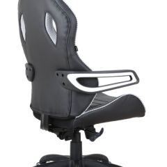 Кресло компьютерное BRABIX "Techno Pro GM-003" (черное/серое, вставки серые) 531814 в Верхней Пышме - verhnyaya-pyshma.mebel24.online | фото 4