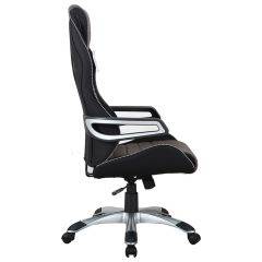 Кресло компьютерное BRABIX Techno GM-002 (ткань) черное/серое, вставки белые (531815) в Верхней Пышме - verhnyaya-pyshma.mebel24.online | фото 4
