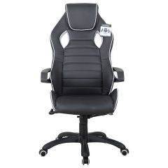 Кресло компьютерное BRABIX Techno Pro GM-003 (экокожа черное/серое, вставки серые) 531814 в Верхней Пышме - verhnyaya-pyshma.mebel24.online | фото 5