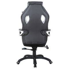 Кресло компьютерное BRABIX Techno Pro GM-003 (экокожа черное/серое, вставки серые) 531814 в Верхней Пышме - verhnyaya-pyshma.mebel24.online | фото 8