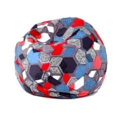 Кресло-мешок Мяч M (Geometry Slate) в Верхней Пышме - verhnyaya-pyshma.mebel24.online | фото