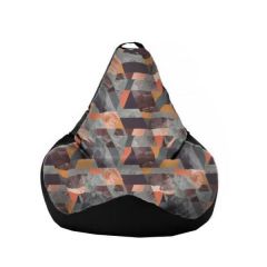 Кресло-мешок XL Snow Mango-Black в Верхней Пышме - verhnyaya-pyshma.mebel24.online | фото