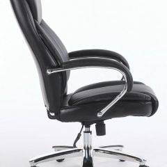 Кресло офисное BRABIX "Advance EX-575" (хром/экокожа/черное) 531825 в Верхней Пышме - verhnyaya-pyshma.mebel24.online | фото 3