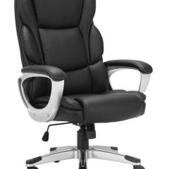 Кресло офисное BRABIX PREMIUM "Rest EX-555" (пружинный блок, экокожа, черное) 531938 в Верхней Пышме - verhnyaya-pyshma.mebel24.online | фото
