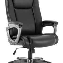 Кресло офисное BRABIX PREMIUM "Solid HD-005" (рециклированная кожа, черное) 531941 в Верхней Пышме - verhnyaya-pyshma.mebel24.online | фото 1