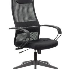 Кресло офисное BRABIX PREMIUM "Stalker EX-608 PL" (ткань-сетка/кожзам, черное) 532090 в Верхней Пышме - verhnyaya-pyshma.mebel24.online | фото